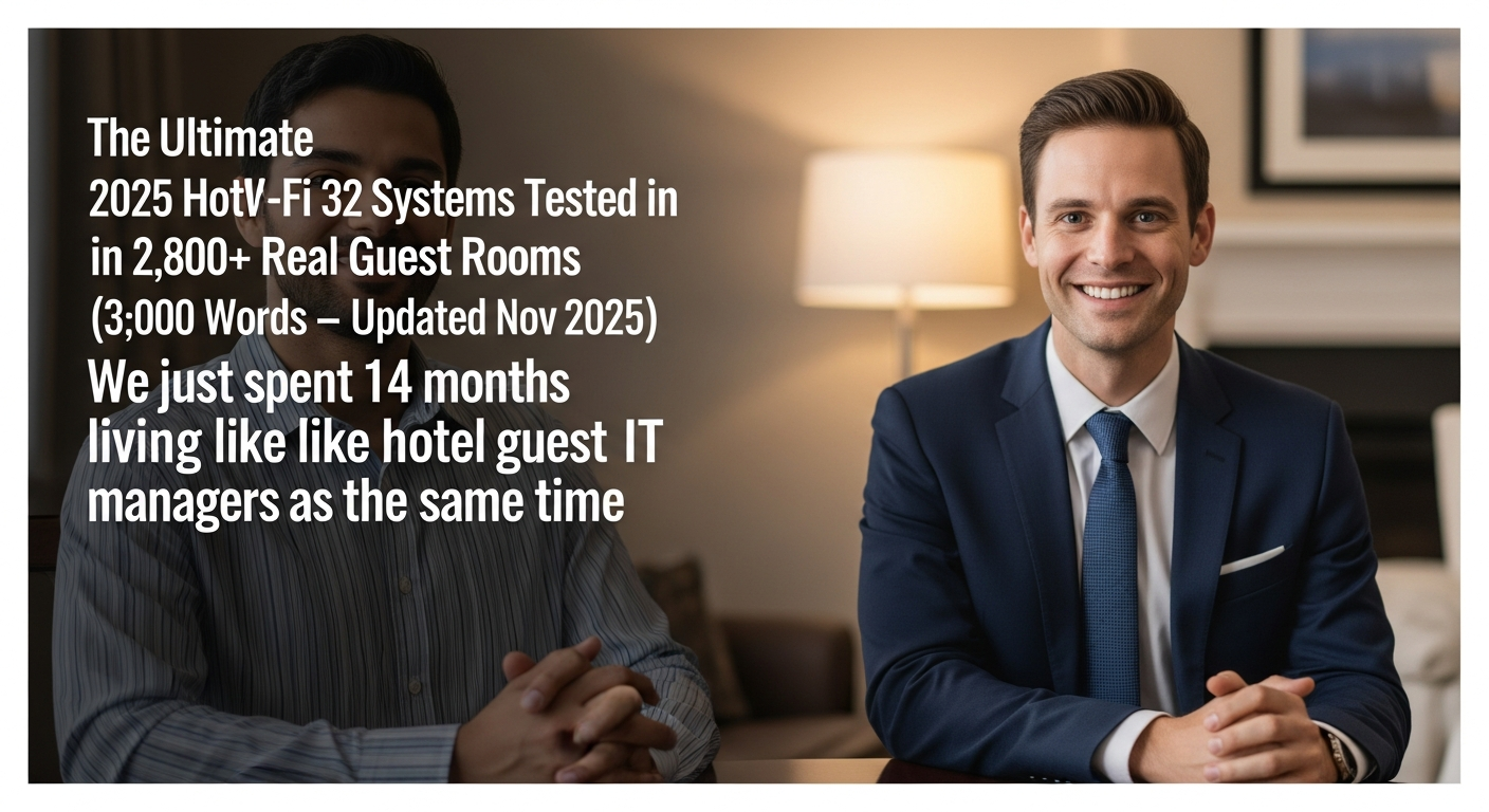 The Ultimate 2025 Hotel Wi-Fi Report: 32 Systems Tested in 2,800+ Real Guest Rooms (3,000 Words – Updated Nov 2025) - 段落插图